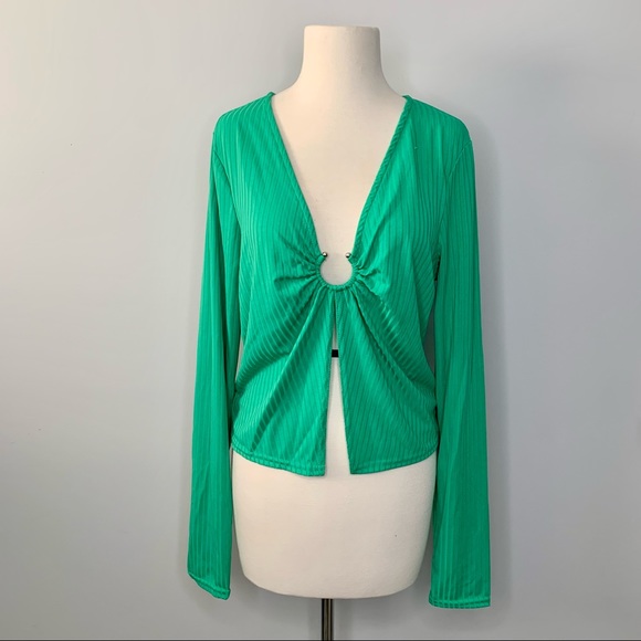 Long Sleeve Rib Top - Picture 7 of 10